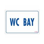 Pvc Levha quot;WC Bay quot;17,5*25 cm
