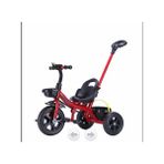 PVC Pedalsız Çocuk Üç Tekerlekli Bisiklet 1-4 Yaş Bebek Arabası Bebek Bisikleti (Yurt Dışından) - Koyu Kırmızı