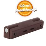 Pvc Pimapen Kapı Pencere Menteşesi Metal 100 mm Koyu Kahverengi