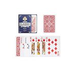 Pvc Plastik Kırmızı Su Geçirmez Poker iskambil Oyun Kağıdı rd63kr