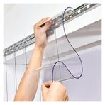 PVC Şerit Perde, Gömme Soğutucu ve Dondurucu için PVC Şerit Kapı Perdesi Kiti - Sıcaklık Kontrolü ve Enerji Verimliliği için Dayanıklı, Pürüzsüz Tasarım, Kolay Kurulum, Ticari Kullanım için İdeal