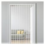 PVC Şerit Perde, PVC Şeffaf Şerit Perde Kiti - Kapı için Plastik Yalıtımlı Perdeler, Soğutucular, Depolar, Garajlar ve Avlular için İdeal - 120 x 210 cm, TER Bariyer