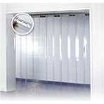 PVC Şerit Perde, PVC Şerit Perde Kiti - Depo Kapı Koruması, Oda Bölme ve Yürüyüş Yolu Güvenlik Çözümleri için 7 Adet - Dayanıklı, Kurulumu Kolay, Ticari ve Endüstriyel İçin İdeal