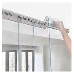 PVC Şerit Perde, Şeffaf PVC Şerit Perde - Fabrikalar, Mağazalar ve Avlular için Toz Geçirmez Yalıtım Çıta Perdesi, Özelleştirilebilir 1.3mm Kalınlık, 1.2x2.2m Boyut, Kolay Kurulum