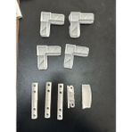 Pvc Sineklik Aksesuar Kapı Pencere Aksesuar Set Kapı Pencere Sineklik (Beyaz)