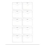 Pvc Yaka Kartlığı Yaka Kartı Kılıfı Kart Koruyucu 9,5x7 cm - 10 Adet