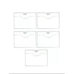 Pvc Yaka Kartlığı Yaka Kartı Kılıfı Kart Koruyucu 9,5x7 cm - 5 Adet