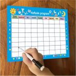 Pvs Sticker Haftalık, Aylık Program, Çalışma Planlayıcısı & Okul Ders Planı Takvimi,kalem Hediyeli