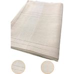 pw pink white Antik Keten Spor Tasarın Masa Örtüsü - 160 x 220 cm - Kahve