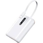 Pw0-26 10000mah Pd 22.5watt Hızlı Telefon Şarj Aleti Elektronik Taşınabilir Type-c Batarya Powerbank (Beyaz)