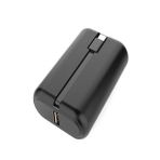 Pw0-26 10000mah Pd 22.5watt Hızlı Telefon Şarj Aleti Elektronik Taşınabilir Type-c Batarya Powerbank (Siyah)