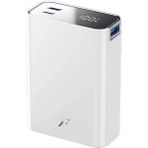 PW501 20.000 Mah Dijital Göstergeli 2 Adet 45W Type-C ve 22.5W USB Çıkışlı Şarj Pd Hızlı Şarj Magsafe Powerbank - Beyaz - Çok Renkli