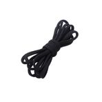 PWHUYJLEY 5M yuvarlak lastik bant, 3 mm 5 mm yuvarlak kauçuk, dikiş, elastik lastik bantlar, kendin yap takı, kıyafet, dikiş aksesuarı (siyah, 5 m x 3 mm)