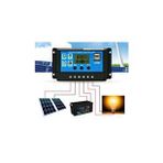 Pwm 10A Güneş Solar Paneli Akü Şarj Kontrol Cihazı 12V-24V Kontrol Cihazı Akü Şarj Regülatör