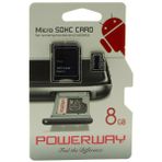 Pwr-8 8 Gb Micro Sd Hafiza Karti