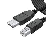 Pwr Uzun 3,6 Metre USB 2.0 A Fiş B Konnektör Yüksek Hızlı Kablo Ses Arayüzü Midi Klavye USB Mikrofon Hoparlör Monitör Enstrüman Mac PC Stroboskop Sistemi için