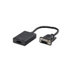 PX-1250 VGA To HDMI Full Hd Görüntü Çevirici Aparat, Analog Erkek To HDMI Dişi Aktif Dönüştürücü, Pc Laptop Notebook VGA Çıkışından HDMI Tv Monitör Projeksiyon Bağlantı Adaptörü