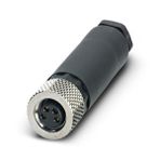 PX 1506891 - SENSÖR KONNEKTÖRÜ M8 4 PİN DİŞİ DÜZ METAL KAFA