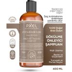 Pxel Dökülme Önleyici Şampuan 400 ml Bitki Özlü Vegan Formül ile Dökülme Karşıtı Etki Sağlar - Dökülen Saçlar