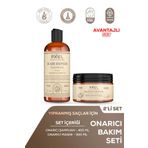 Pxel Onarıcı Şampuan – Maske 2’li Set | Yıpranmış ve Kuru Saçlar Için Yoğun Bakım |400 Ml, 300 ml