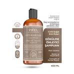 PXEL Saç Dökülme Önleyici Şampuan 400 ML | Zayıflayan İncelen ve Dökülen Saçlar | Vegan Şampuan