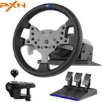Pxn V99 Ps5 Oyun Direksiyon Seti, 3.2nm Çift Motorlu Kuvvet Geribildirim Tabanı, Vites Kolu ve Pedallı Ps5, Ps4, Xbox One, Xbox Serisi