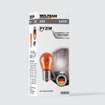 PY21W 93 Ampul Yan Tırnak Sarı Uzun Ömür 24V 21W (1 Paket 10 Adet) - Wolfram 34797