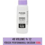 Pycos Cosmetıcs Oksidan Krem , 40 Volume % 12 Yüksek Performanslı 50 ml - standart