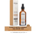 PYCOS Cosmetics Zeytinyağı ve Keratin Etkili Besleyici Saç Bakım Yağı 100 ml Yıpranmış Saçlar İçin Onarıcı - standart