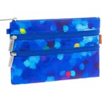 Pylones 3 Fermuarlı Çanta - Zip It - Blue Palette - Çok Renkli