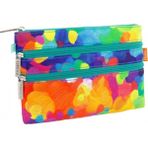 Pylones 3 Fermuarlı Çanta - Zip It - Palette - Çok Renkli