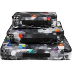 Pylones 3'lü Seyahat Çantası Seti - Travel Organizer - Black Palette - Çok Renkli