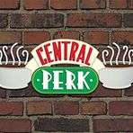Pyramid International Friends Central Perk Brick Maxi Poster, Wood, Multi-Colour