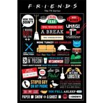 Pyramid International Maxi Poster Friends Infographic Renkli One Size