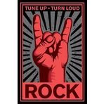 Pyramid International Rock Hand Tune Up Turn Loud Maxi Poster