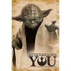 Pyramid International Star Wars 'Yoda, Möge die macht mit Euch sein' Maxi Poster,61 x 91,5 cm