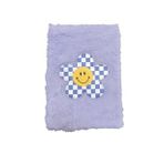 Pyrus A5 Peluş Mor Yıldız Çizgili Defter