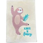 Pyrus A5 Pelus Pembe Tembel Hayvan (Always Be Fancy) Cizgili Defter