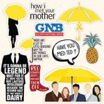 PYTK027 How I Met Your Mother Tasarım A5 Stickers Çıkartma