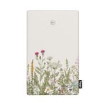 Pznen Duvar Tabağı Örtüsü, Kır Çiçeği Botanik Çiçek Çiçek Bitki Otlar Adaçayı Yeşil Yapraklar Dekoratif Tek Çete Boş Standart Boyut 11,5 cm x 7,0 cm Işık Anahtarı Kapağı