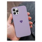 Q Aksesuar İphone Xs Uyumlu Mini Kalp Serisi Basic Premium Telefon Kılıfı