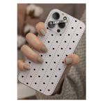 Q Aksesuar Poco M4 Pro Uyumlu Mini Kalpler Tasarımlı Şeffaf Telefon Kılıfı Kapak Case