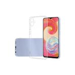 Q Aksesuar Samsung Galaxy A04 Uyumlu Renksiz Silikon Şeffaf Telefon Kılıfı