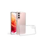 Q Aksesuar Samsung Galaxy S21 Plus Uyumlu Renksiz Silikon Şeffaf Telefon Kılıfı