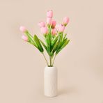 Q-Art 38 cm Açık Pembe Manolya Yapay Çiçek