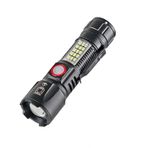 Q-Max Ps-2306C Ultra Güçlü Usb Şarjlı Polis El Feneri 1000 Lümen