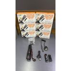 Q-Max Ps-3000 10W Profesyonel Şarj Edilebilir El Feneri & Tüfek Feneri 2000 Lumen 3800 Mah