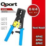 Q-Port Q-Pen6 Yeni Nesil Rj45 Rj11 Cat5 Cat6 Ağ Sıkma Pensesi Rj45 Pense