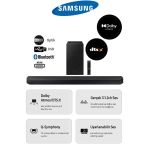 Q-Symphony, maksimum akustik etki Q Serisi Dolby Atmos ve DTS:X özellikli 360Waat Premium Soundbar