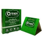 Q-Traps Kiler Güvesi Tuzakları - Güvenli, Toksik Olmayan, Böcek İlacı ve Kokusuz, Ortak Mutfak Güveleri için Feromon Çekici Tuzakları (6 Tuzak)